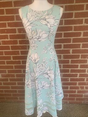 Calvin Klein sleeveless print dress